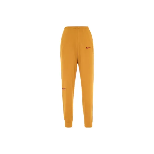 Nike Вязаные Тренировочные Брюки Мужские Замша Золото