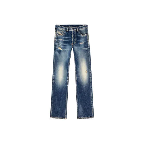 DIESEL SS25 Джинсы Мужские Темно-синие