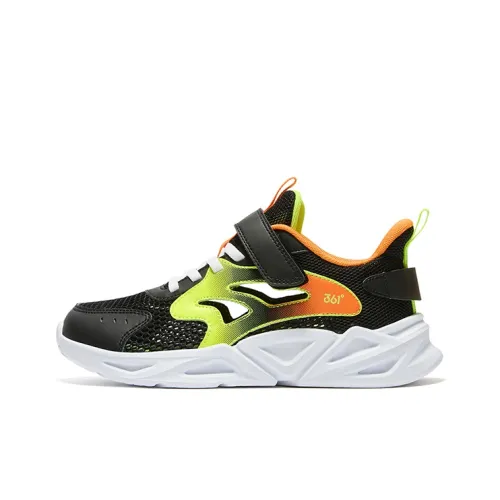 361°KIDS Drive Wind 1,0 Скользящая Резистентность Легкий Амортизация Детская Беговая Обувь Черный Оранжевый Зеленый