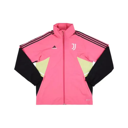 Adidas Juventus Куртки и Пальто Унисекс Розовый Черный