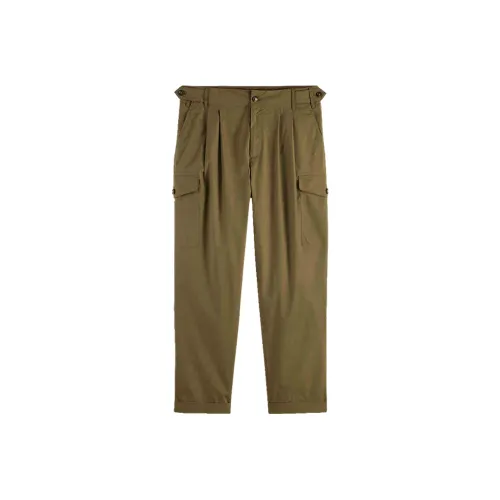 Scotch&Soda Хаки Мужские Повседневные Штаны