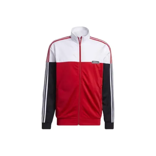 Adidas Originals Firebird Свитшот Split Куртки Пальто Мужской Белый