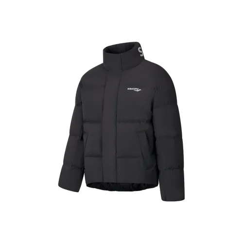 Saucony Пуховик Унисекс Глубокий Черный