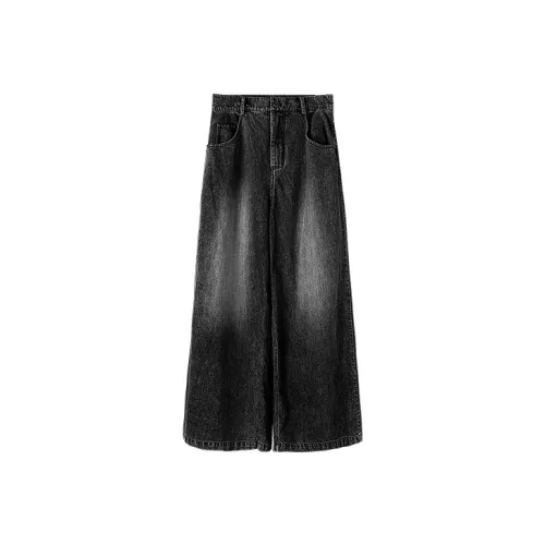 HUANXIANGZHE Черные Унисекс Повседневные Брюки