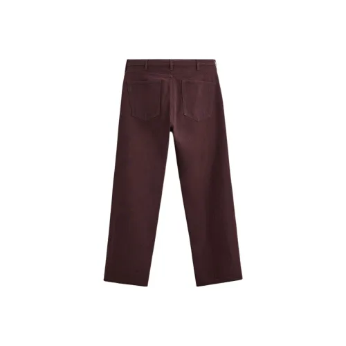 ZARA Джинсы Мужские Темно-красный Цвет