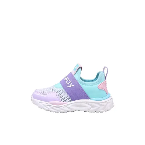 DEERWAY Противоскользящий Устойчивый к износу Легкий Амортизация Низкий Топ Беговые кроссовки Chantilly Виноградный фиолетовый Детский