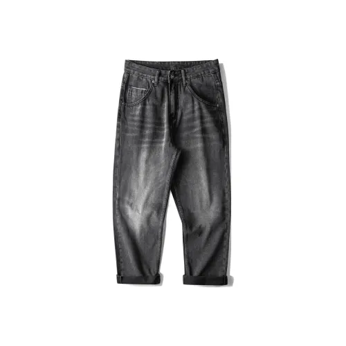 98SQUID Черные Унисекс Джинсы