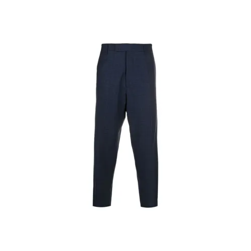ETRO Темно-синие мужские костюмные брюки