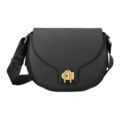 Furla Кожа Сумка через плечо Сумка на плечо Мини Женская Черная