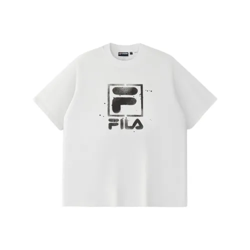 FILA FUSION QRFUSION LIFE SS25 T-Shirt Унисекс Стандартный Белый
