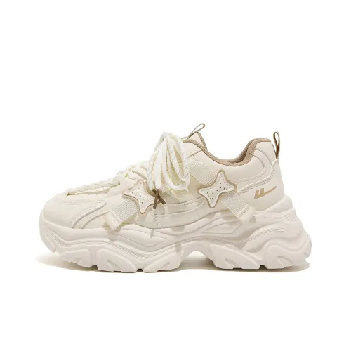 Warrior Износостойкий Дышащий Легкий Низкий Топ Кроссовки с Толстой Подошвой Женские