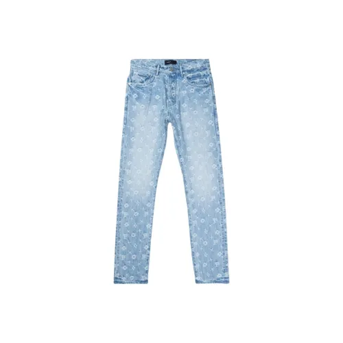 PURPLE BRAND Синий Мужской Джинсы