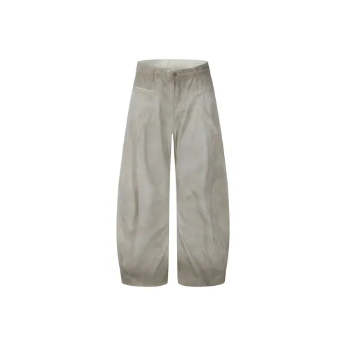 GBXM Dirty Белый Унисекс Джинсы