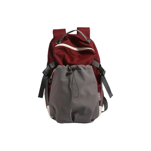 PULEWEI Nylon Backpack Unisex Red Khaki Light Green PULEWEI Нейлоновый рюкзак унисекс красный хаки светло-зеленый