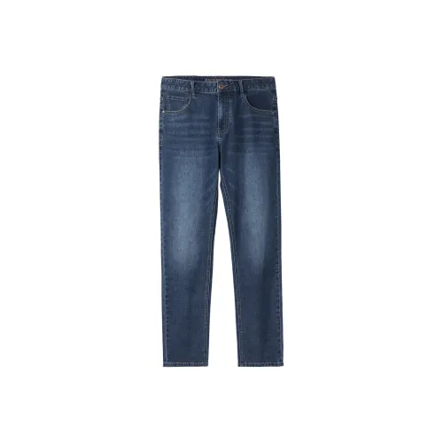 HLA JEANS Мужской Джинсовый Синий Градиент