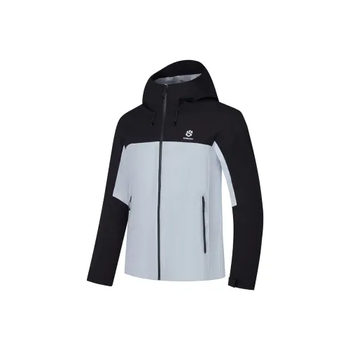 QIAODAN Mountain God Series Тренчкот Мужской Черный Peptide Синий