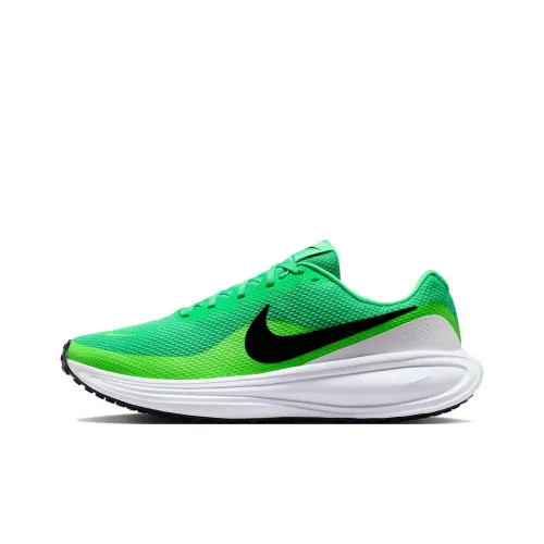 Nike REVOLUTION 8 Противоскользящий Устойчивый к истиранию Низкий Топ Повседневные Беговые кроссовки Мужские Зеленые