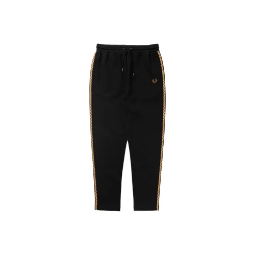 FRED PERRY Повседневные брюки Мужские Черные