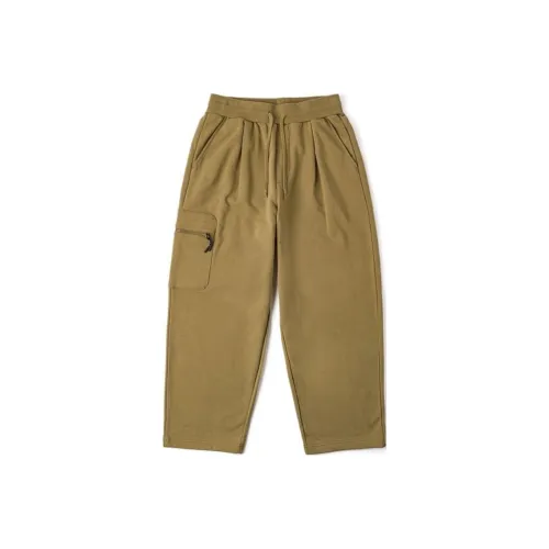 VANS FW24 Вязаные спортивные брюки унисекс оливково-коричневые