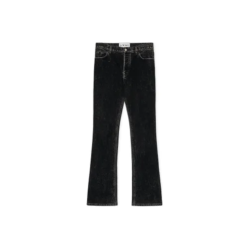 LOEWE Совместное издание Черные Мужские Джинсы
