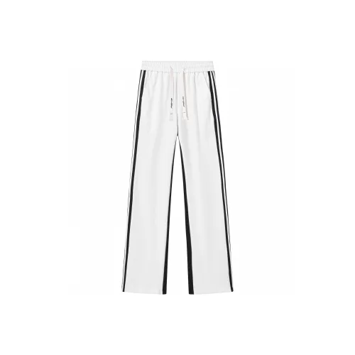 P8H9 Вязаные тренировочные штаны унисекс черный белый