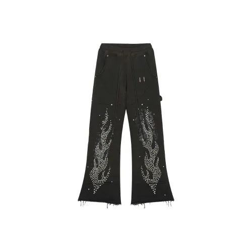 RESERFF Повседневные брюки Мужские Угольный черный