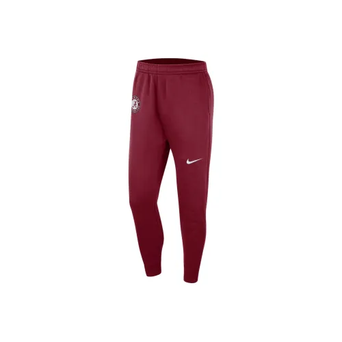 Nike Alabama Club Fleece Вязаные Тренировочные Штаны Мужские Темно-Красные