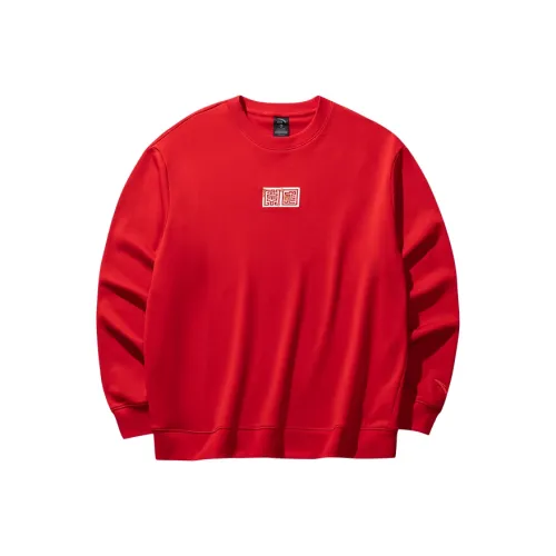 Anta Life Collection Sports Life Collection Свитшот Унисекс Богатый Красный