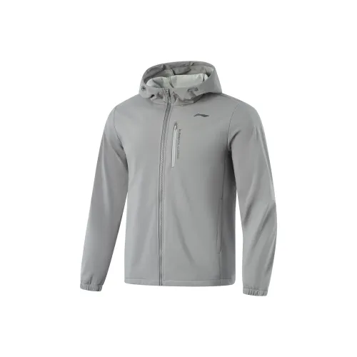 LINING Fitness Series Тренчкот Мужской Asphalt Серый