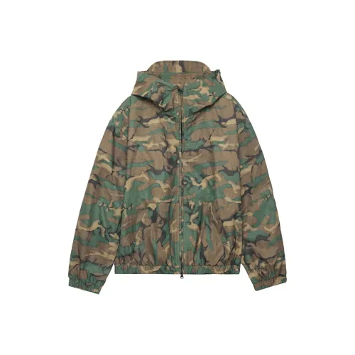 LOOKUN Куртки Пальто Унисекс Камуфляж