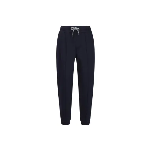 BRUNELLO CUCINELLI Вязаные тренировочные штаны мужские полночный синий