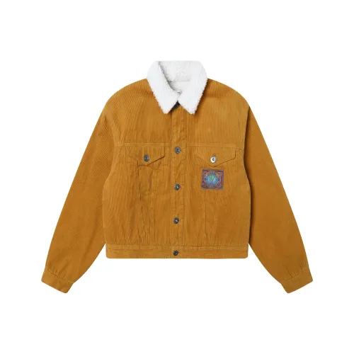 JOYRICH Куртки Пальто Унисекс Имбирно-желтый