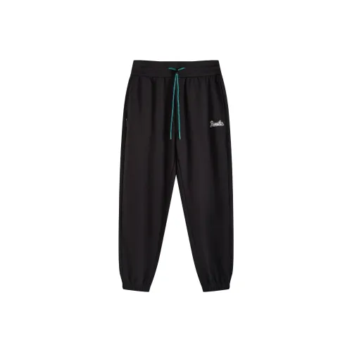 FUN x SNOOPY Вязаные тренировочные штаны унисекс черные