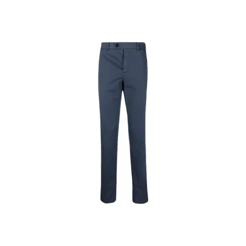 BRUNELLO CUCINELLI Темно-синие мужские повседневные брюки