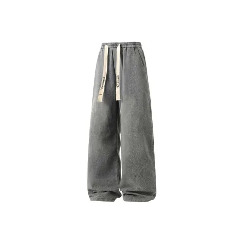 EOOVEN Синие Унисекс Джинсы