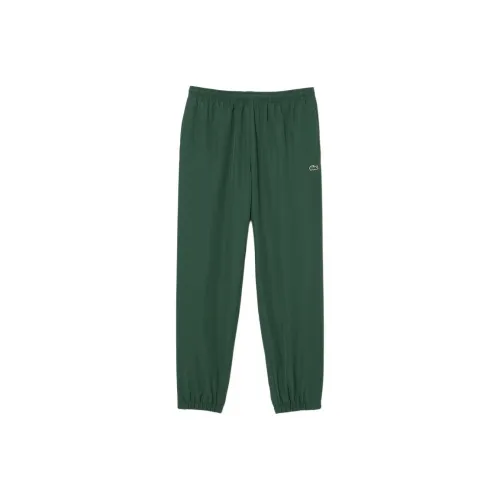 LACOSTE Вязаные тренировочные брюки мужские зеленые