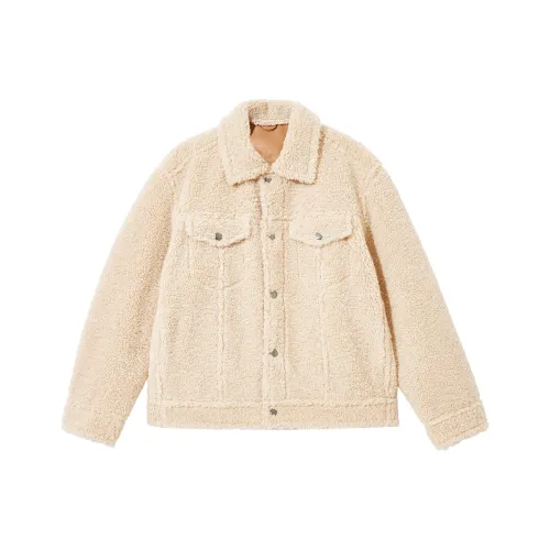 JACK JONES· Хлопковый пуховик унисекс кремово-белый