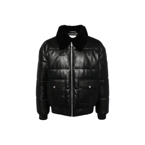 DROLE DE MONSIEUR Кожа Куртка Мужская Черная