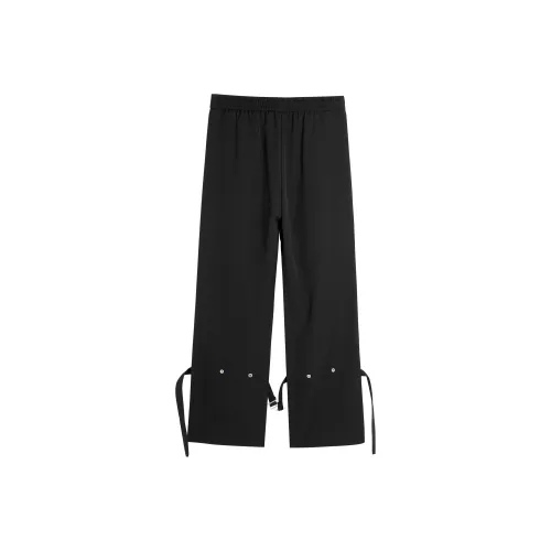 GROOL Черные Унисекс Повседневные Брюки