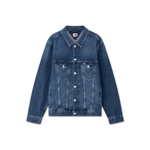 Tommy Hilfiger Джинсовый синий 1A4 Унисекс Куртки