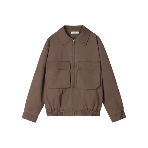 WILD LEADER Кожа Куртка Унисекс Хаки