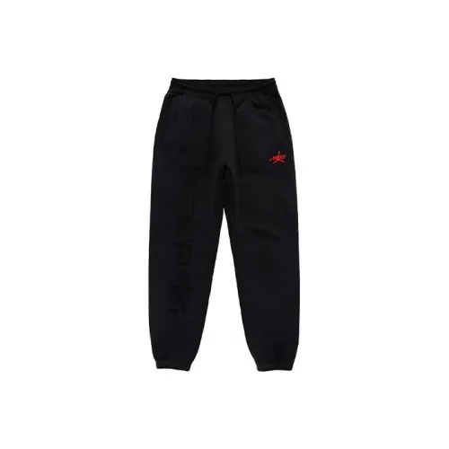 JORDAN x Awake NY Flc Черные Мужские Вязаные Тренировочные Штаны