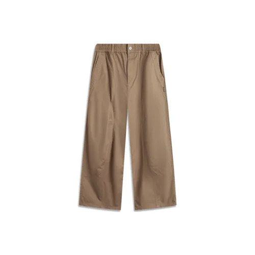 Подкладка Повседневные Брюки Мужские Какао Хаки