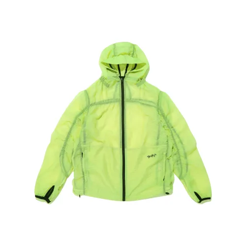 Guuka Тренчкот Унисекс Неон Зеленый