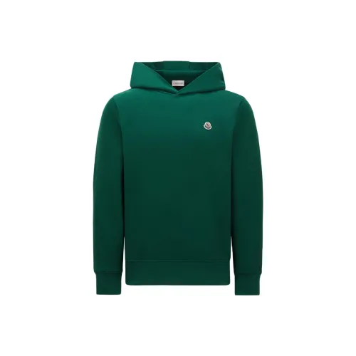 Moncler FW24 Свитшот Мужской Изумрудно-Зеленый