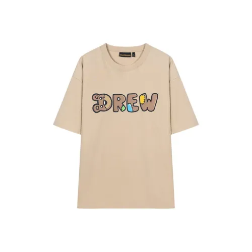 Drew House SS25 Песочный Унисекс T Рубашки