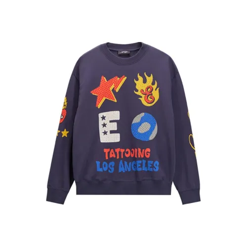 Ed Hardy Midnight Blue Мужские Свитшоты