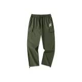 Армейский зеленый (Qf Глобальный Enjoy Штаны с логотипом)