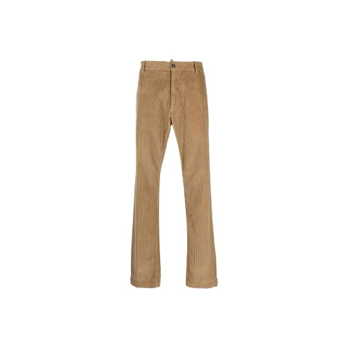 DSQUARED 2 Brown Men's Casual Pants DSQUARED 2 Коричневые Мужские Повседневные Штаны