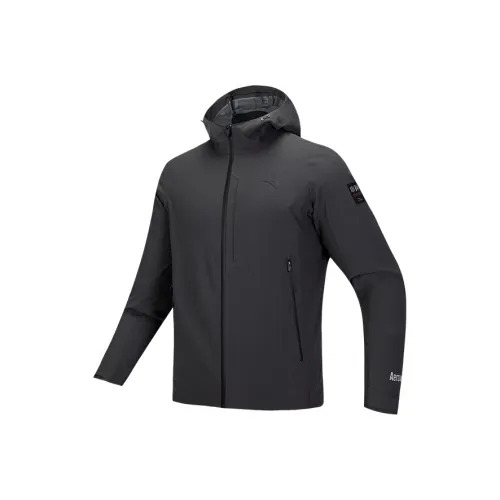 ANTA Variety Тренировки Коллекция Водонепроницаемый и Износостойкий Ветровка Мужской Дымчатый Черный Серый